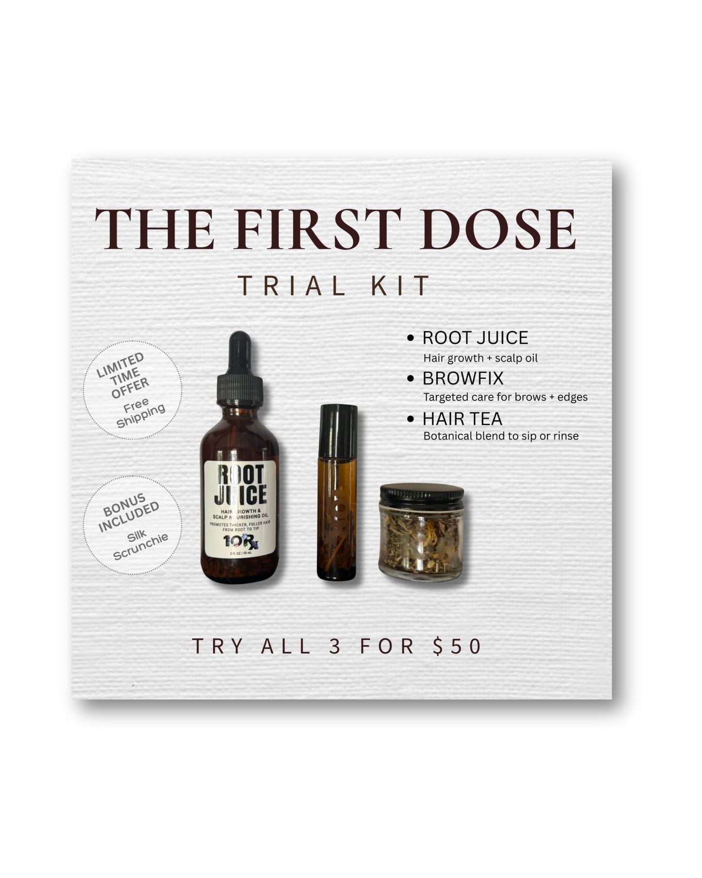 The First Dose Trial Kit