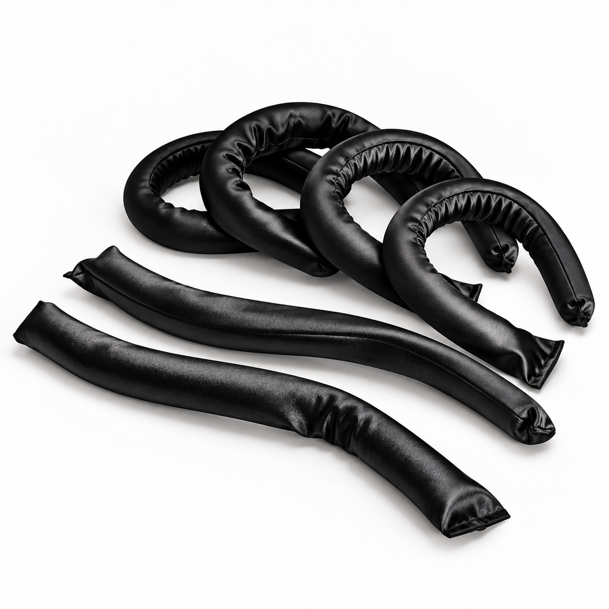 Satin-Wrapped Flexi Rods | Heatless Hair Curlers