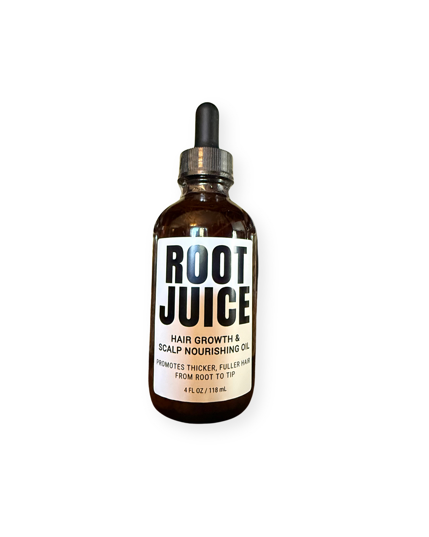 Root Juice - Herbal Hair Growth & Scalp Nourishing Oil (4oz / Full Size + Free Tea Sample)